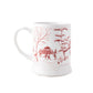 Country Estate Winter Frolic Mug - Ruby