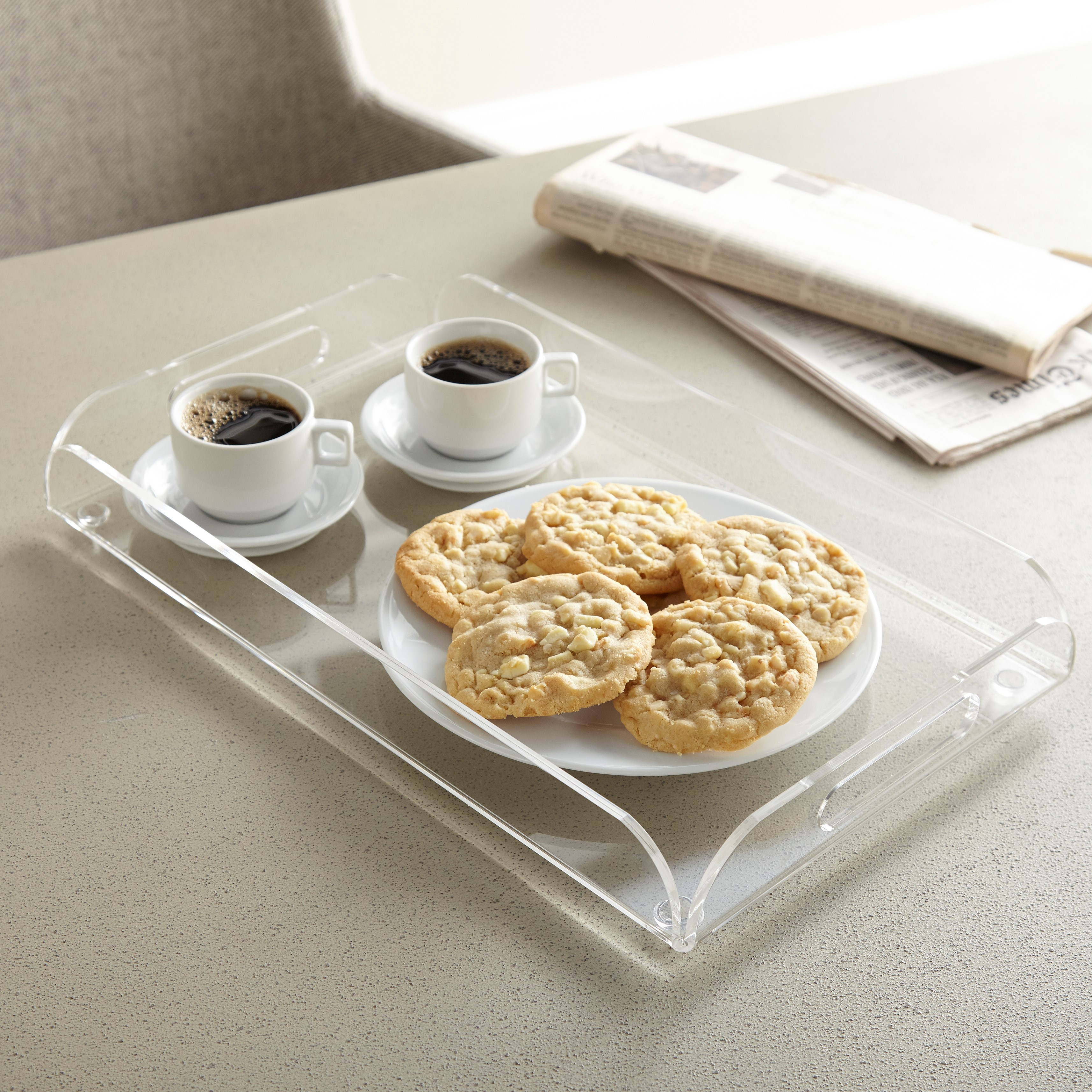 Acrylic Rectangular Serving Tray