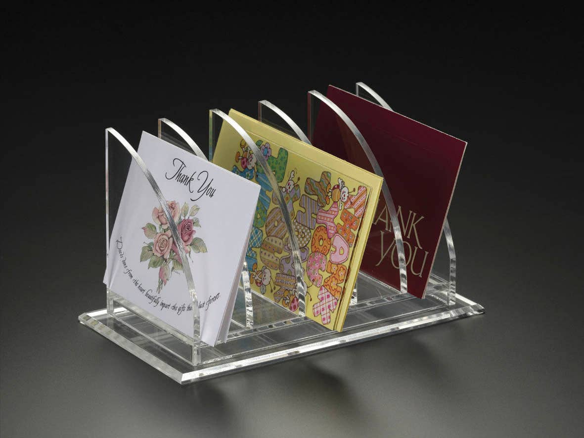 5-Compartment Greeting Card/Letter Holder