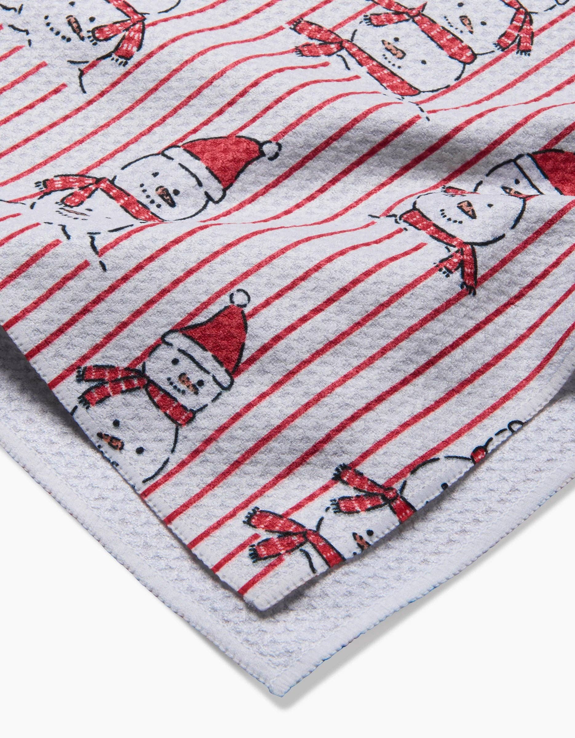 Silly Snowman Tea Towel