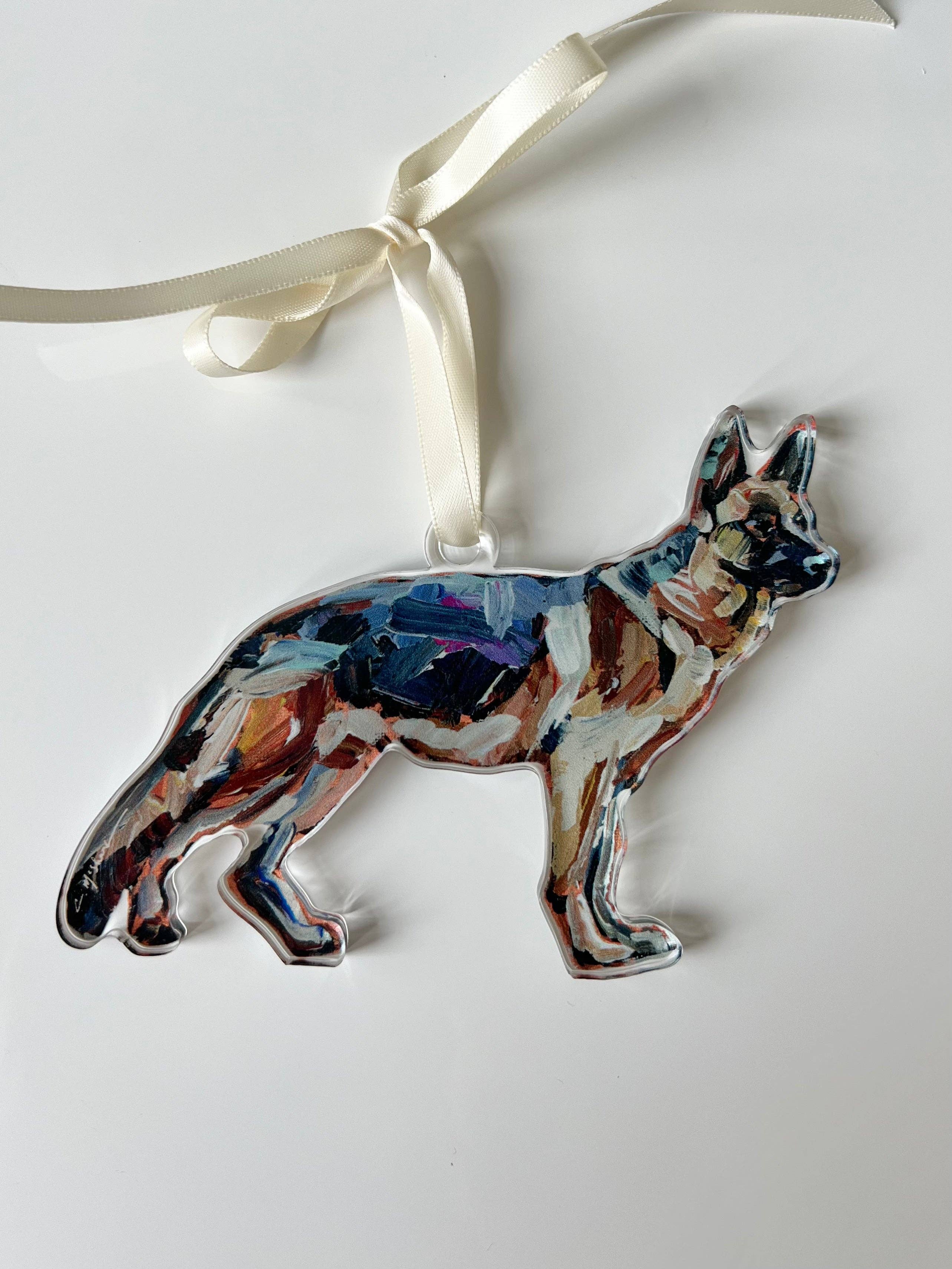 German Shepherd Acrylic Ornament