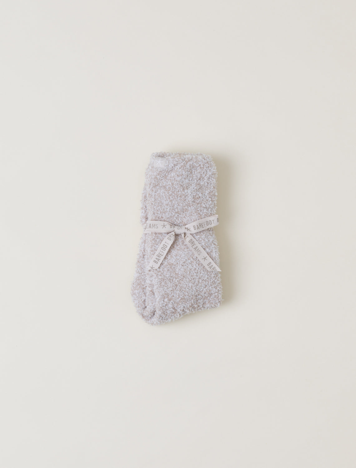 Cozychic Heathered Socks - Stone / White