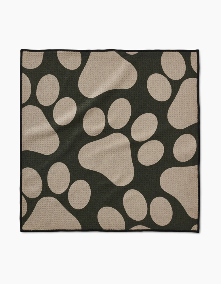 Geometry - Paw Print Towel