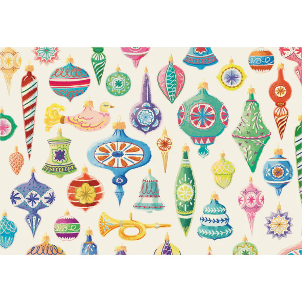 Ornament Paper Placemat Pad