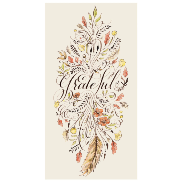 Grateful Paper Guest Napkins