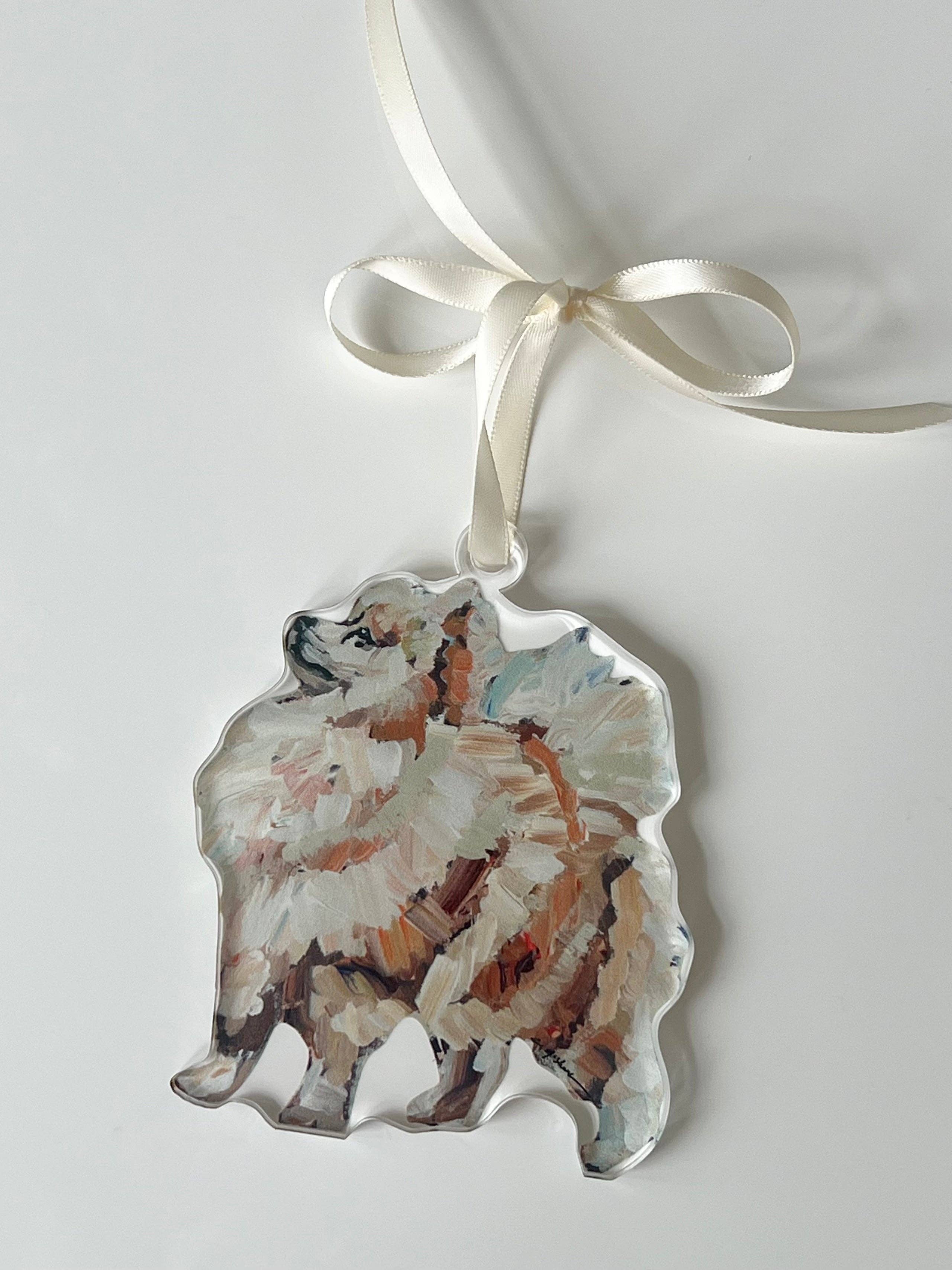 Pomeranian Acrylic Ornament