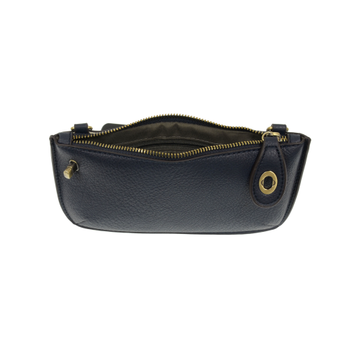 MIDNIGHT BLUE MINI CROSSBODY WRISTLET CLUTCH