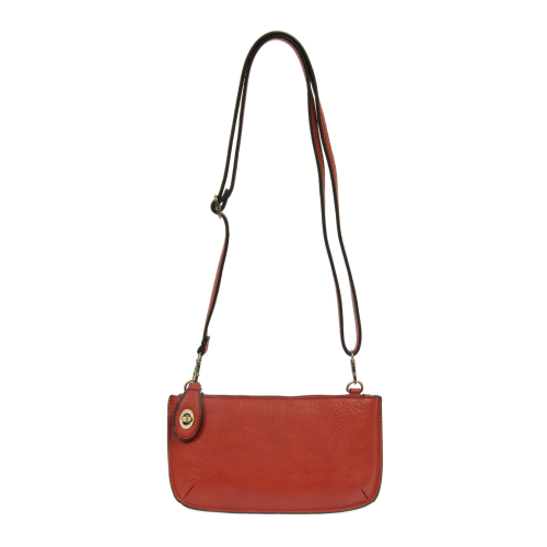 CHERRY RED MINI CROSSBODY WRISTLET CLUTCH