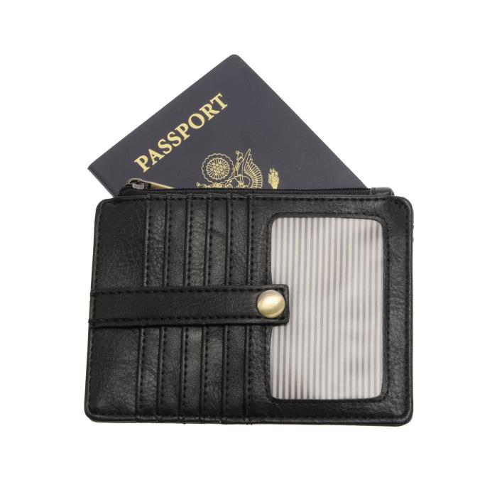 BLACK NEW PENNY MINI TRAVEL WALLET