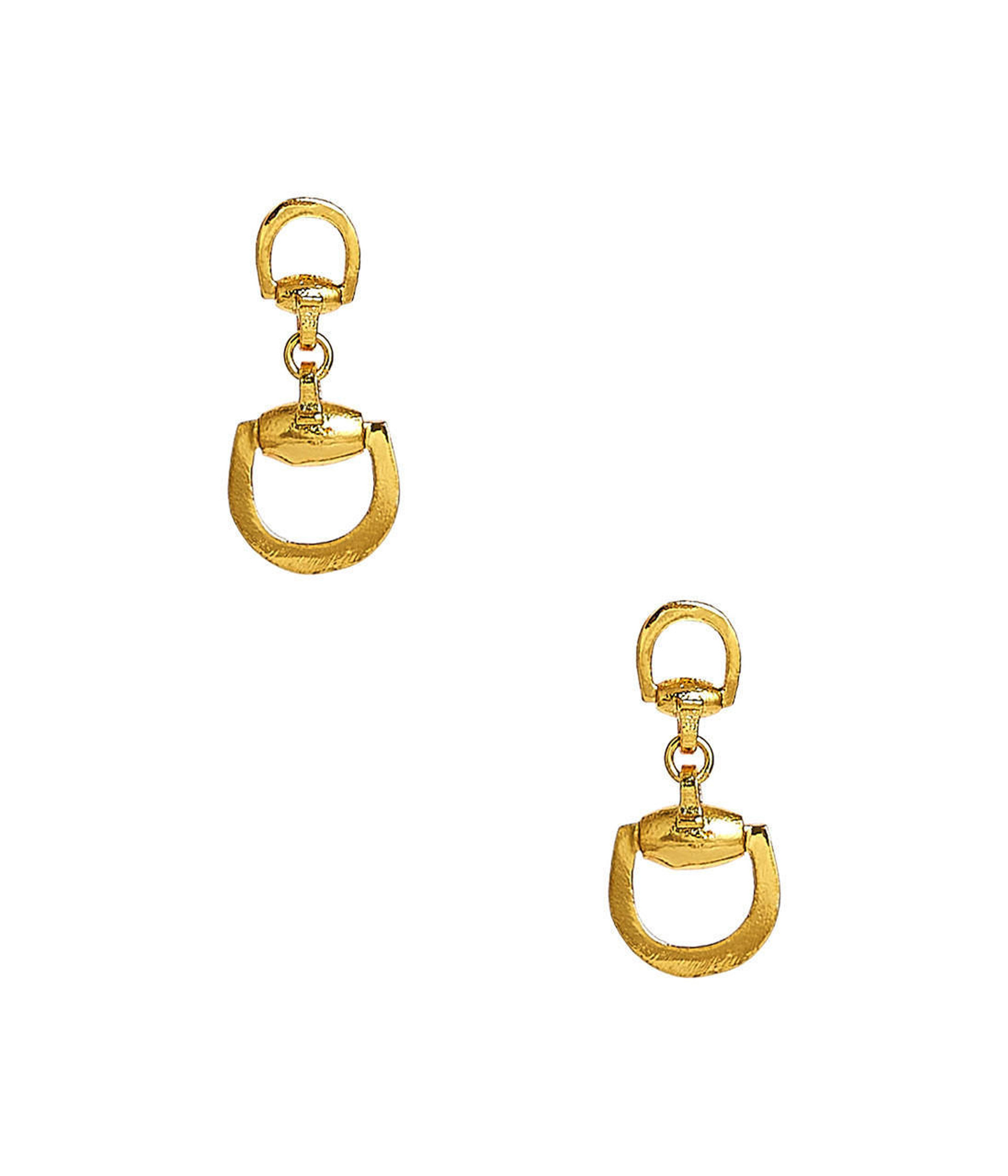 Mini Horsebit - Gold Earring