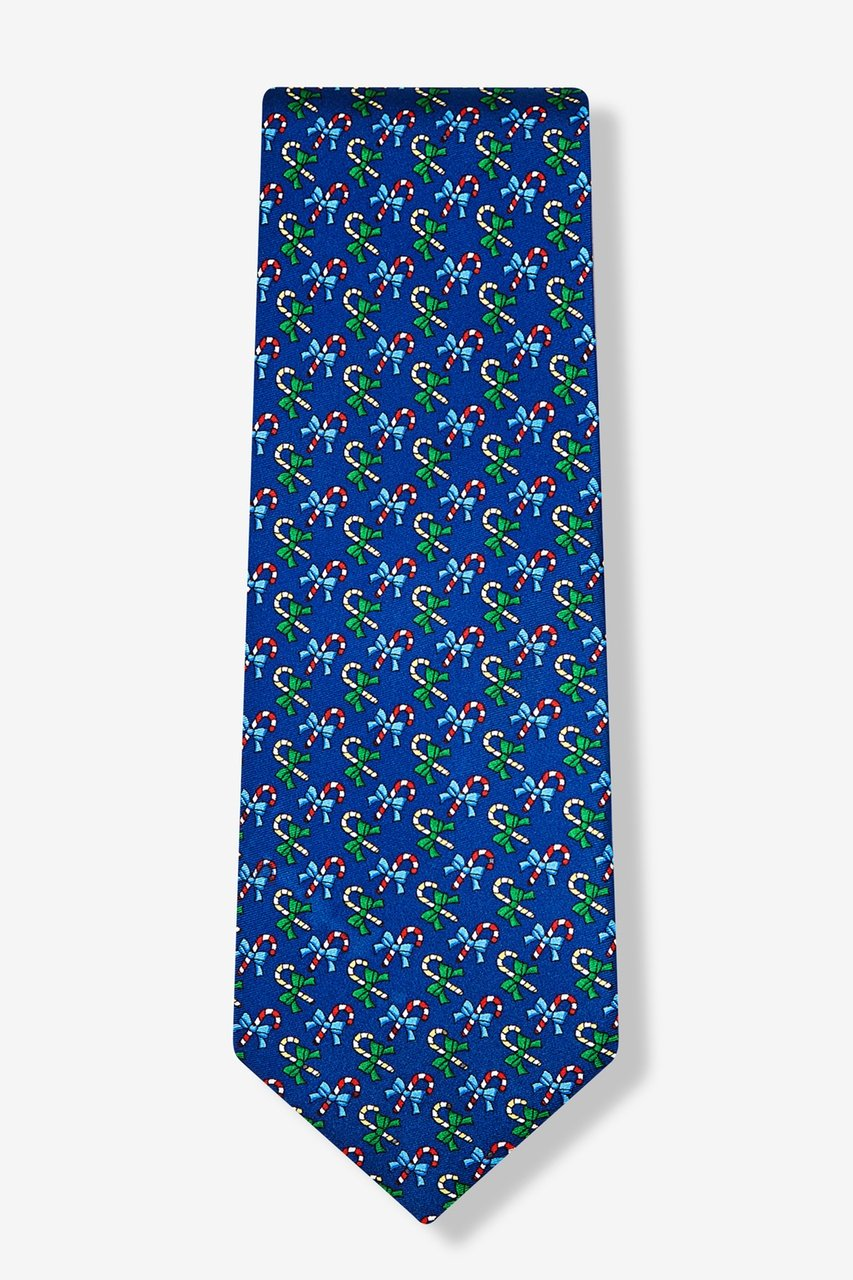 A Good Cane-ing  100% Silk Holiday Tie