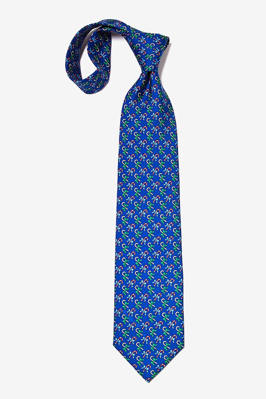 A Good Cane-ing  100% Silk Holiday Tie