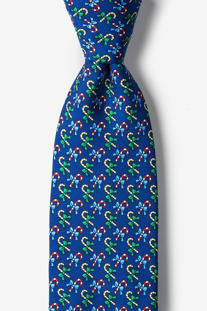 A Good Cane-ing  100% Silk Holiday Tie