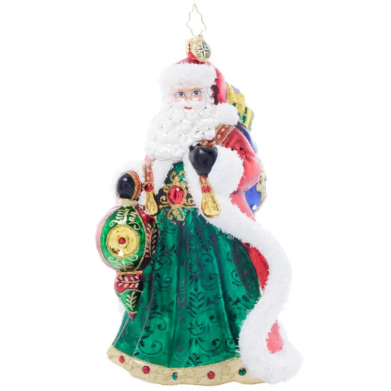 Christopher Radko Santa's Sparkling Keepsake Ornament