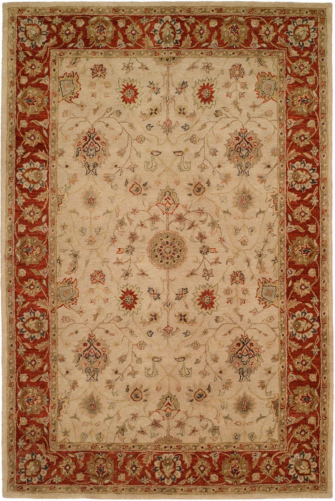 Kingdom Ivory/ Rust (4'x6') CALL FOR PRICING