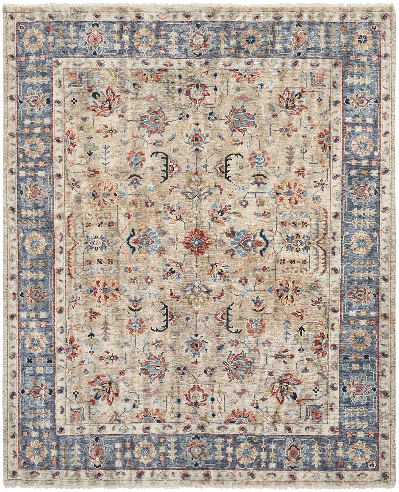 Everleigh Oatmeal/ Denim Rug (8'x10') CALL FOR PRICING