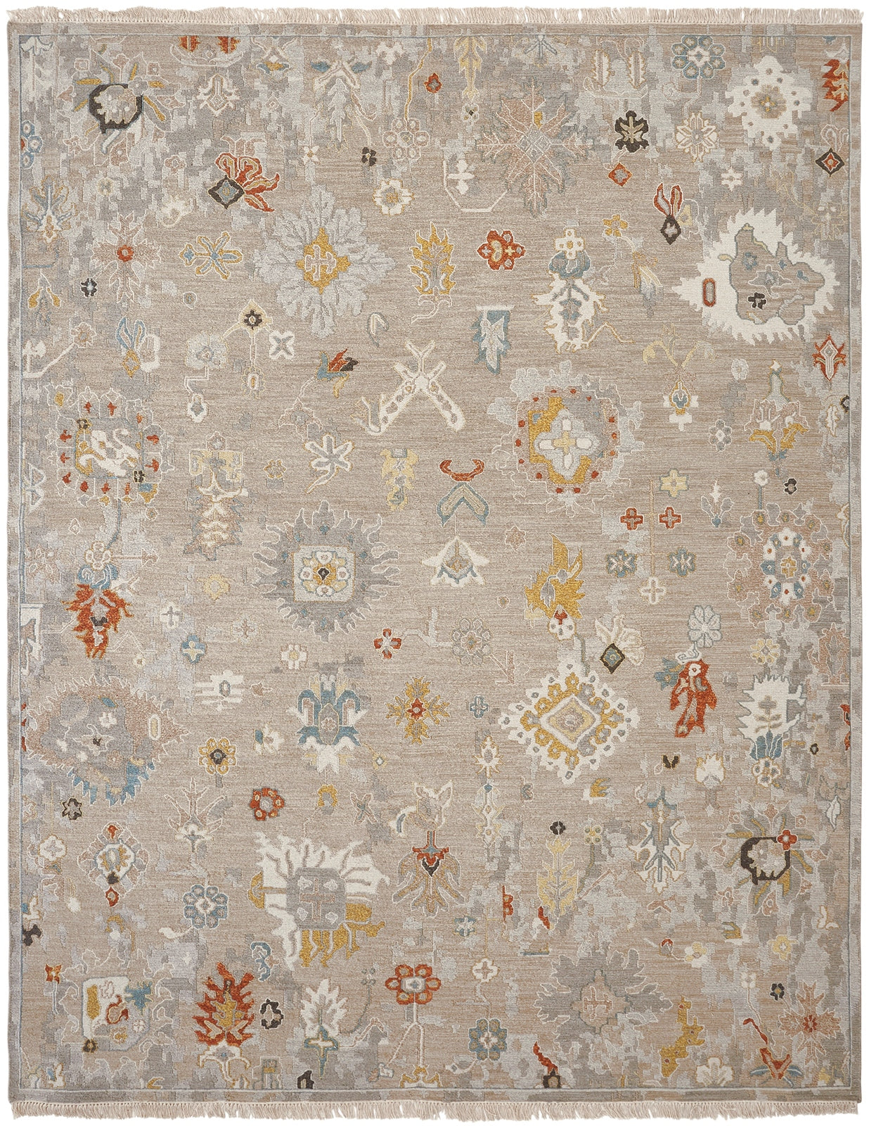 Milo Vintage Tan/Multi Rug (8'x10')CALL FOR PRICING