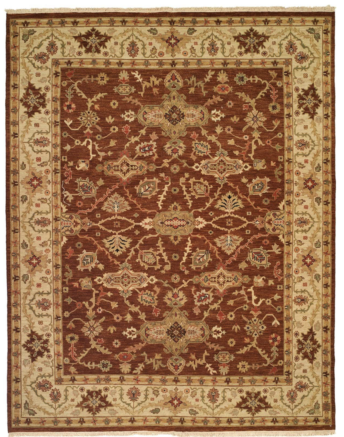 Milo Brown/Ivory Rug (4'X6')  CALL FOR PRICING