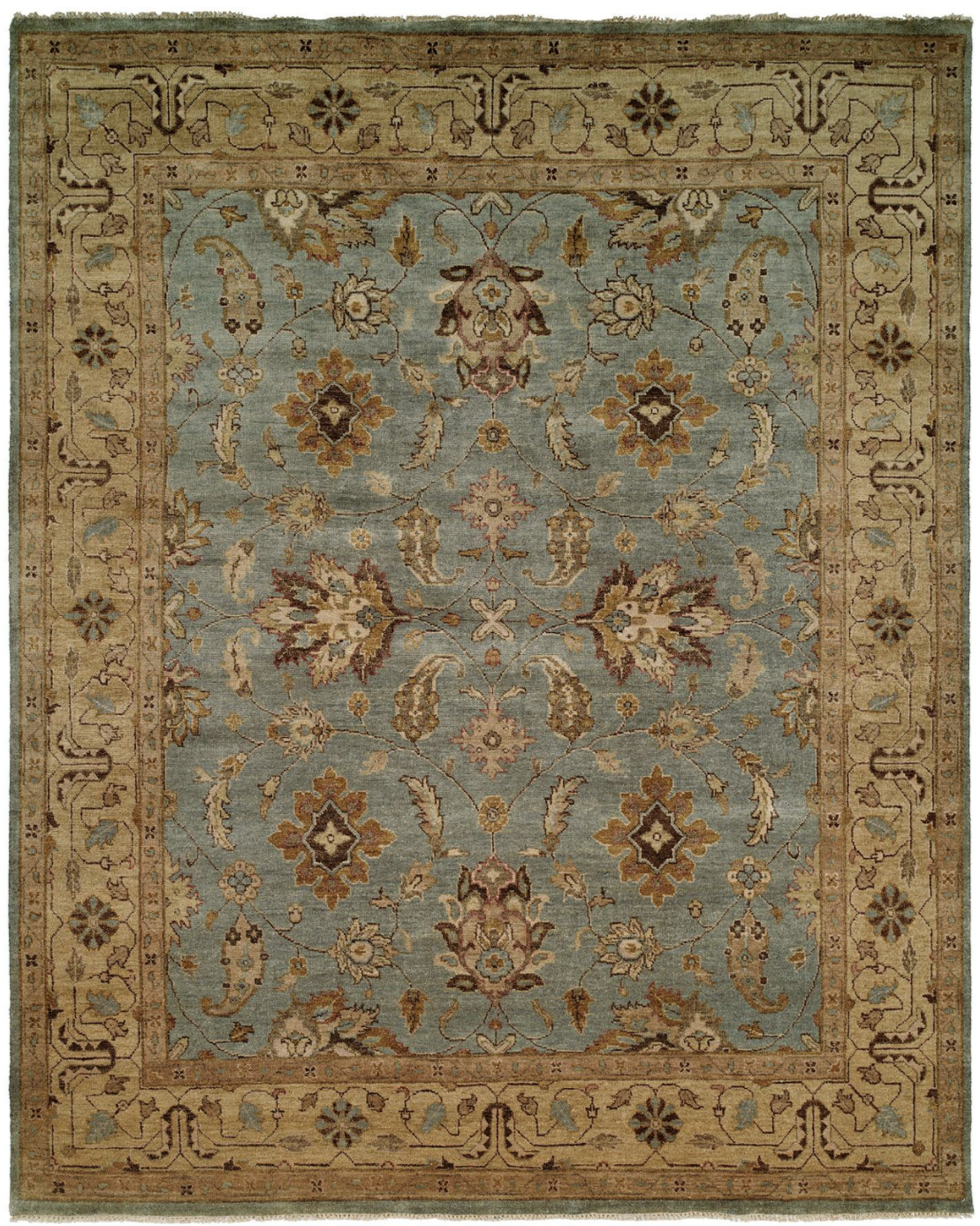 Evie Light Blue/Gold Area Rug (2'X3') CALL FOR PRICING